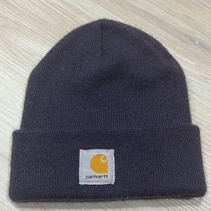 Purple Carhart sock beanie